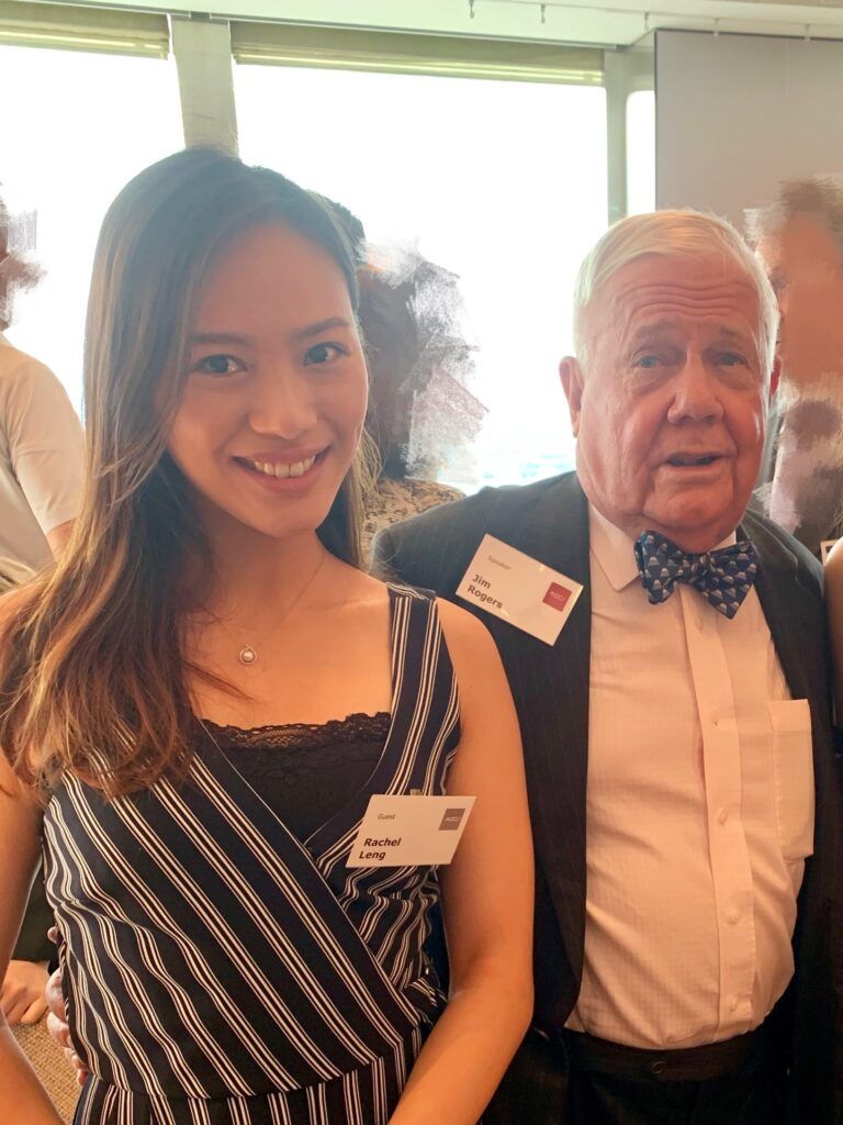 Rachel Leng and Jim Rogers