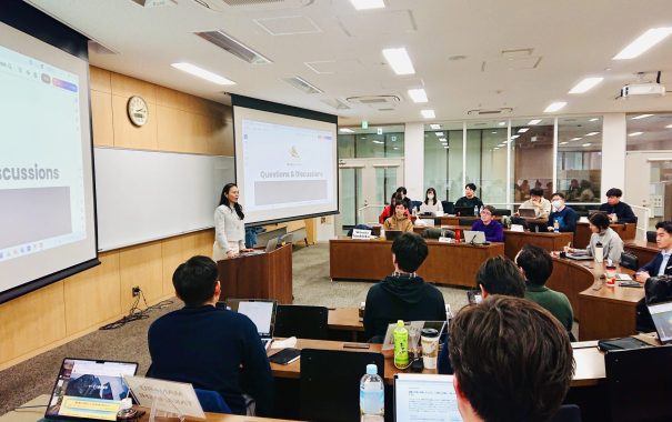 Rachel Leng at MBA-IB Speaker Series, University of Tsukuba